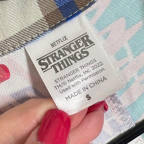 Stranger Things Dress Small Netflix Series Eleven Halloween Costume Weird Spooky - Picture 3 of 9